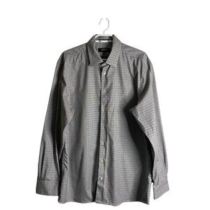 Jones New York Men's Plaid Non-Iron Modern Fit Button-Down Shirt